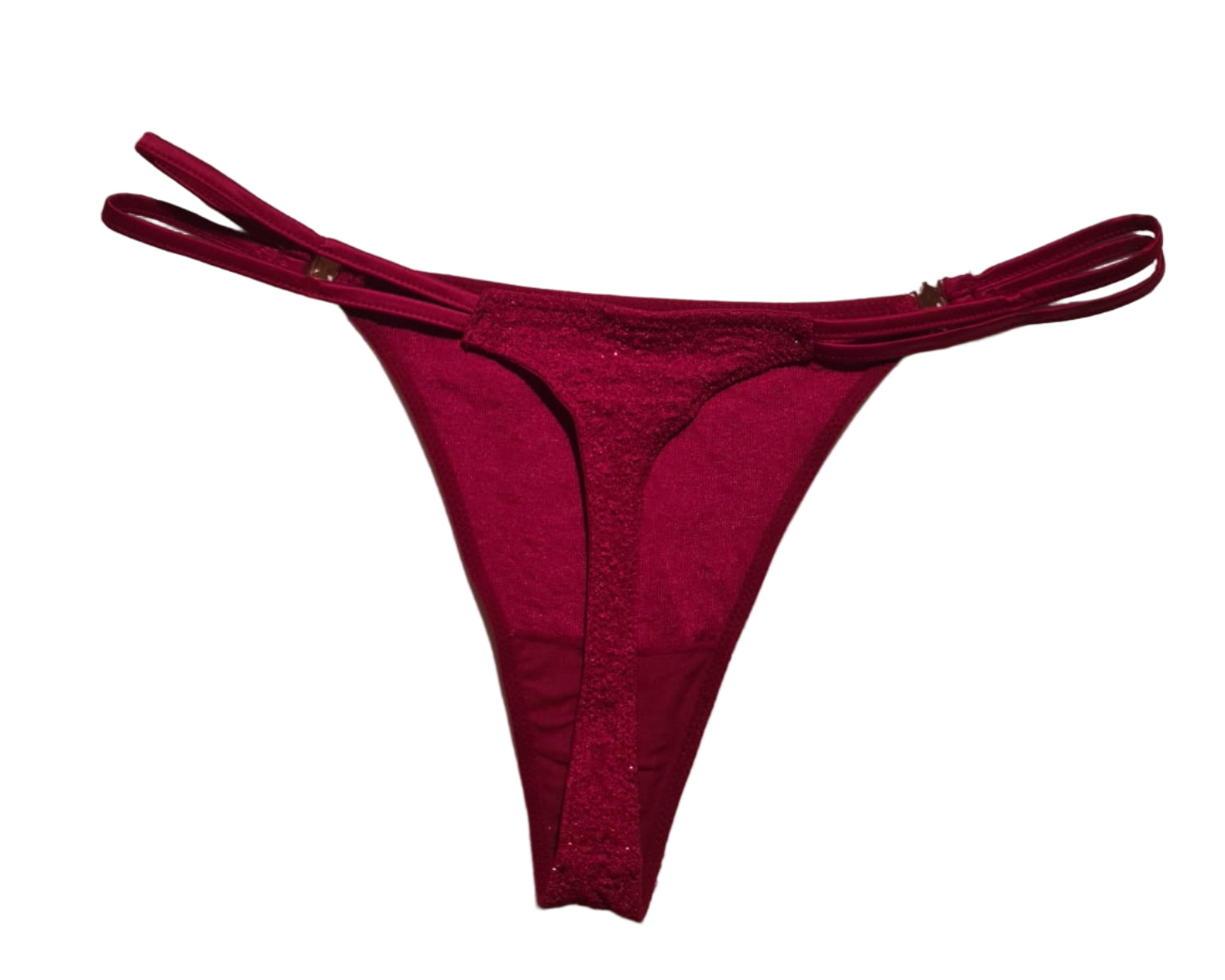 Tanga rot mit Glitzer