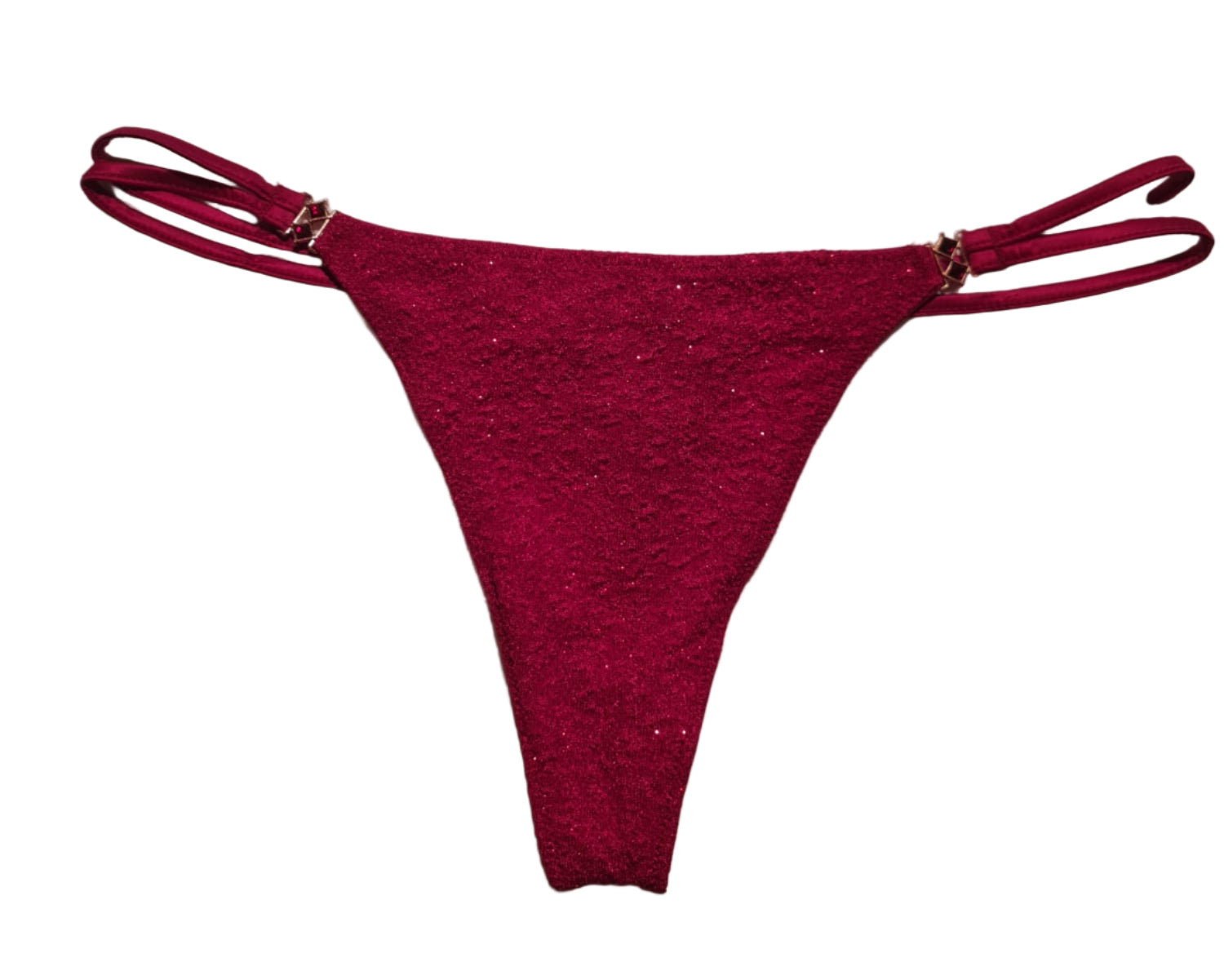 Tanga rot mit Glitzer
